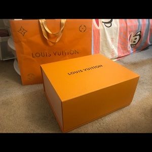 Louis Vuitton Box & Shopping Bag